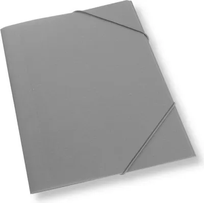 Zdjęcie produktu dla Teczka A4 z gumką plastikowa szara