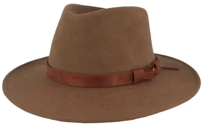 Produktbild von Omgoods – Wasserdichter Fedora-Hut aus 100% Filz mit Lederband