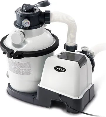Produktbild von INTEX 26644GS - RCD Sandfilterpumpe - SX1500 (4,5m³l/hr, bis 20m³ Pool) Filterpumpe Poolfilter