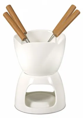 Zdjęcie produktu dla Banquet zestaw do fondue czekoladowego + widelczyki Bianca 41006