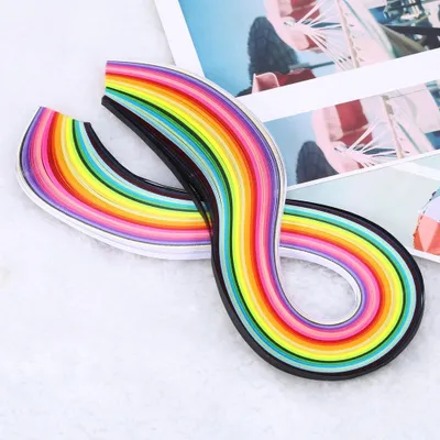 Obrázok produktu pre 160 prúžkov 22 farieb Quilling papier DIY ručné remeslá Origami papier šírka 3 mm