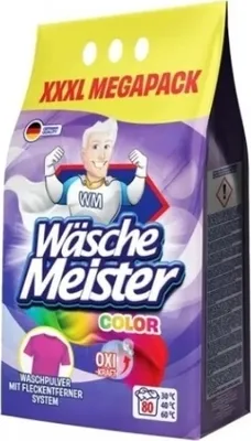Zdjęcie produktu dla WäscheMeister Color Proszek do Prania 6 kg - 80 prań