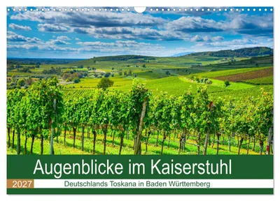 Produktbild von Augenblicke im Kaiserstuhl (Wandkalender 2027 DIN A3 quer), CALVENDO Monatskalender