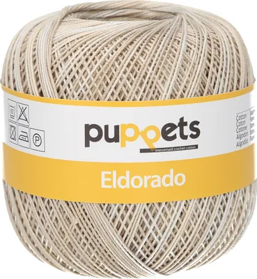 Produktbild von Puppets Eldorado Stärke 10 4578010-00122 multicolor Häkelgarn, 100 % Baumwolle