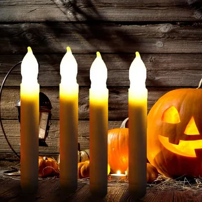 Produktbild von 12PCS LED Kerze Licht Elektronische Kerze Licht Flammenlose Kerze Licht für Festival Feier Halloween Weihnachten
