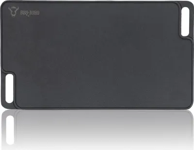 Zdjęcie produktu dla BBQ-Toro Gusseisen Grillplatte mit Griffen, 45 x 25,5 cm, BBQ Plancha wstępnie sezonowana