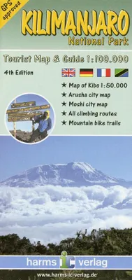 Obrázek produktu pro Turistická mapa a průvodce národním parkem Kilimandžáro 1 : 100 000