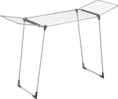 Produktbild von Flügel-Wäschetrockner "Hydra Onyx" 18 m mit Sockenhalter matt-schwarz