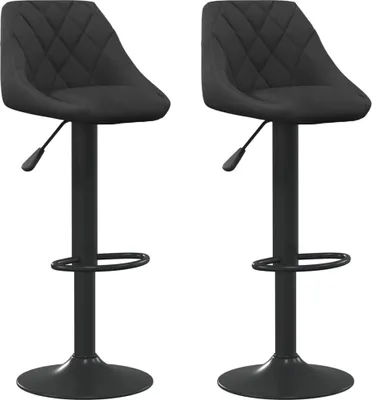 Obrázek produktu pro vidaXL Barová stolička 2 ks Black Velvet