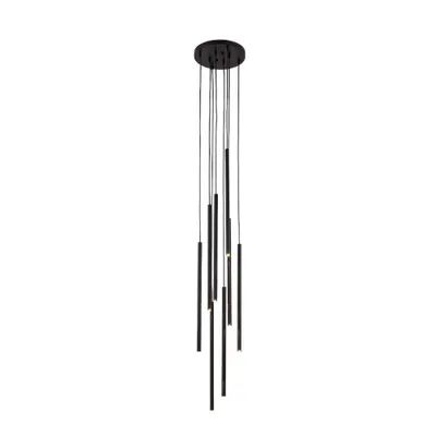 Zdjęcie produktu dla Żyrandol KOSAME czarny 8xG9x2,5W aluminium wym:200x32x32cm IP20 Shilo