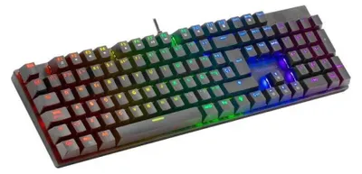 Produktbild von Mars Gaming MK422, Volle Größe (100%), Kabelgebunden, USB, Mechanischer Switch, RGB-LED, Schwarz