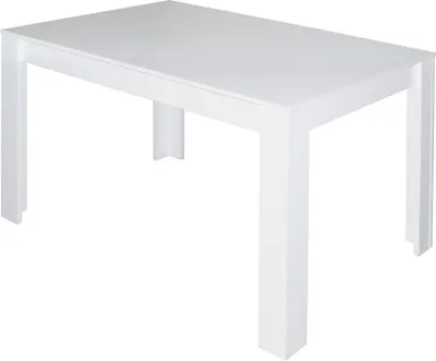 Produktbild von Küchentisch Weiß 120x80 cm Esszimmertisch Weiß