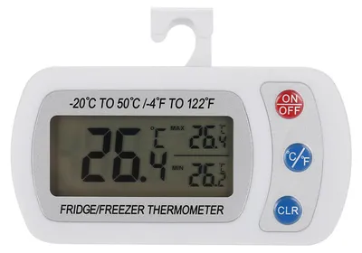 Image de Cuisine, grand réfrigérateur LCD, réfrigérateur, congélateur, thermomètre numérique avec support/crochet réglable