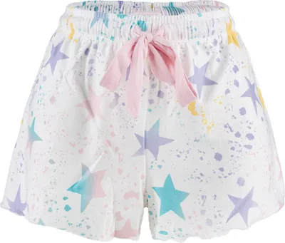 Produktbild von PJ Salvage Damen Pyjamashorts Star Splatter - off-white - Größe L
