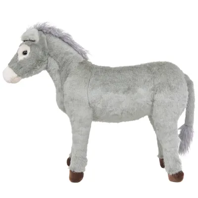 Immagine prodotto di Asino in Peluche in Piedi Grigio XXL