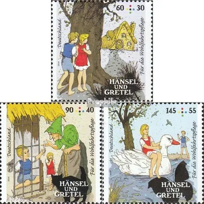 Produktbild von Briefmarken BRD (BR.Deutschland) 2014 Mi 3056-3058 (kompl.Ausg.) gestempelt Grimms Märchen