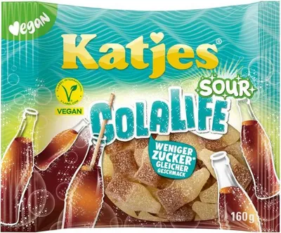 Produktbild von Katjes ColaLife Sour 160g (MHD30.06.2026)
