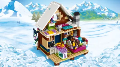 Produktbild von LEGO® Friends Chalet im Wintersportort 41323