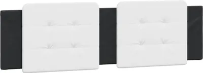 Immagine prodotto di Cuscino poggiatesta per letto, Zadar, bianco e nero, 183 cm, ecopelle