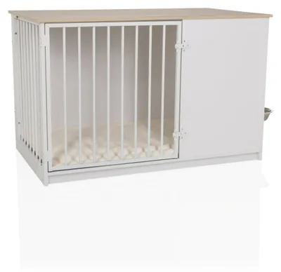 Obrázok produktu pre hjh LIVING box pre psov PAWHOME XL klietka pre psov MDF, laminovaná