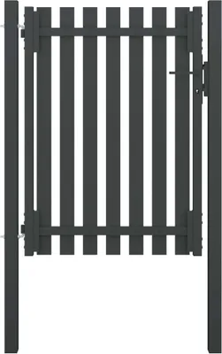 Obrázek produktu pro Zahradní plotová branka ocelová 100 x 125 cm antracitová