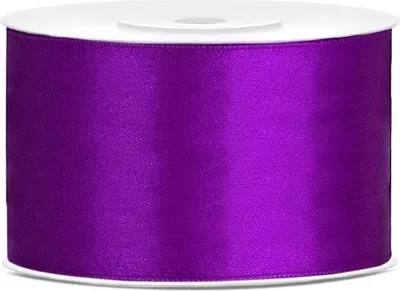 Zdjęcie produktu dla Tasiemka satynowa, purpura, 38mm/25m
