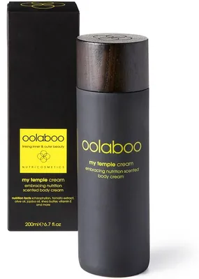 Imagen del producto de Oolaboo, crema para el cuidado de la piel, "Mi Santuario": crema corporal nutritiva con fragancia