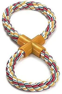 Produktbild von Baumwoll-Knopf-Zerrspielzeug, 38 cm