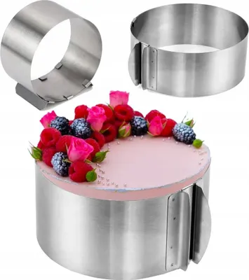 Produktbild von Tortenrand Verstellbarer Gebäckring Hoch 16-30Cm Tortenform