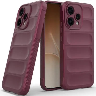 Produktbild von Handyhülle für Oppo Reno15 Weich TPU Silikon Stossfest Anti-rutsch Hülle bordeaux
