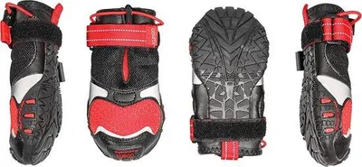 Produktbild von Hundeschuhe - PfotenSchutz - Leder - Schwarz - Mittelgröße