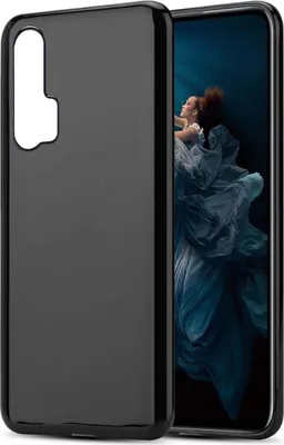 Produktbild von Cadorabo Hülle für Honor 20 PRO Schutz Hülle in Schwarz Schutzhülle TPU Silikon Cover Etui Case