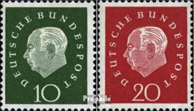 Produktbild von Briefmarken BRD (BR.Deutschland) 1959 Mi 303-304 FDC Bundespräsident Heuss (III)