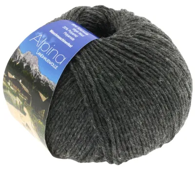 Produktbild von Lana Grossa - Alpina Landhauswolle 0006 anthrazit