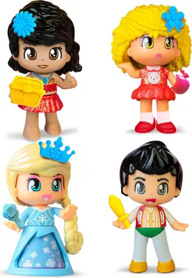 Produktbild von Pinypon Geschichtenfigur 4 Einheiten Mehrfarbig  Mehrfarbig One Size
