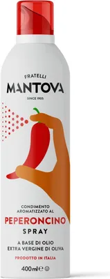 Produktbild von SPRAYLEGGERO Natives Olivenöl Extra Aromatisiert mit Chili 400 ml - durch die Praktische Sprühflasche Können Sie bis zu 90 % des Öls Einsparen