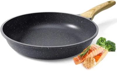 Productafbeelding van Ibenzoa® keramische koekenpan, 24 cm – gezonde anti-aanbakpan zonder PTFE,  &  | Geschikt voor inductiekookplaten, vaatwasmachinebestendig