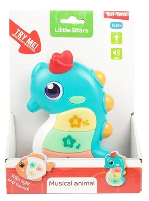 Produktbild von Toi-toys little stars baby musical animal with l+g