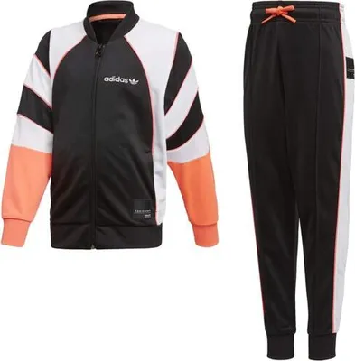 Produktbild von Adidas Trainingsanzug Kinder Unisex Infant Equipment Tracksuit , D98798 , Gr: 74