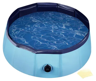 Produktbild von Hundepool Planschbecken Hundeschwimmbecken - Faltbar - 60 x 20 cm - PVC - Rutschfest
