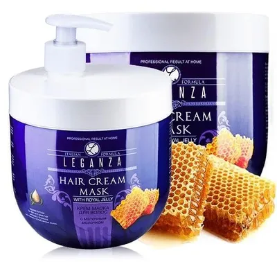 Obrázek produktu pro Leganza hair cream maska na vlasy s mateří kašičkou 1000 ml