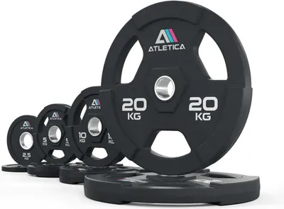 Produktbild von ATLETICA Gripper Plates Set | 75 kg bestehend aus 2 x 2,5 kg | 2 x 5 kg | 2 x 10 kg | 2 x 20 kg