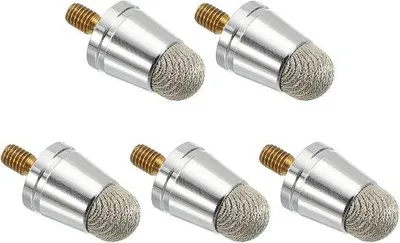 Image de Jeu de pointes de rechange pour stylets tactiles, haute précision, appareils tactiles capacitifs 2-en-1.