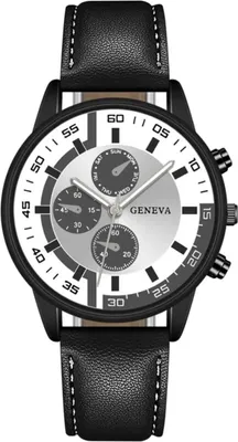 Produktbild von Elegante Herren Uhr Nathan in Schwarz/Weiß - Stil und Funktionalität vereint KP33622