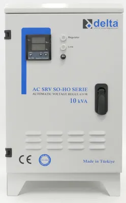 Zdjęcie produktu dla Stabilizator napięcia Delta 1 fazowy 230V AC 10kVA