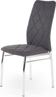 Obrázok produktu pre Halmar Jedálenská stolička K309 - tmavosivá / chróm