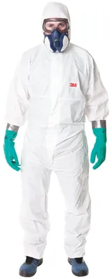 Produktbild von 3M 4545XL Schutzanzug Typ 5/6, Größe XL, Weiß