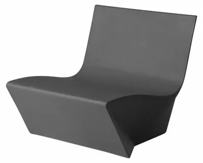 Produktbild von Moderne Design-Sessel Origami-Stil für Zuhause, Bar oder Lokal Slide Kami Ichi - Dunkel Grau
