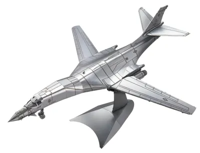 Immagine prodotto di Puzzle metallico 3D, modello di bombardiere B-1 Lance - aeromodello per adulti