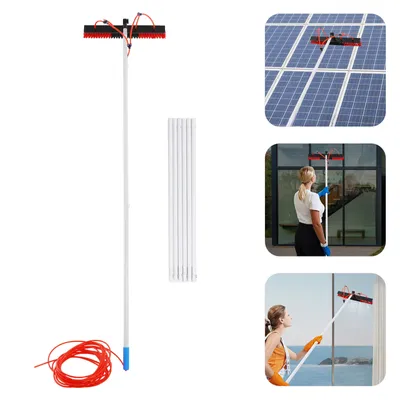 Produktbild von Fensterwischer für Solarpanel Reinigungsbürsten Fensterreinigungsgeräte (Bürstenkopfgröße: 55*8cm)